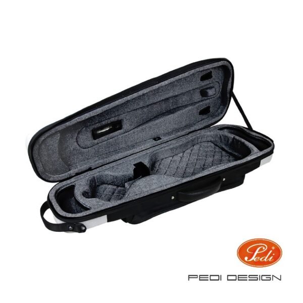 Estuche violín Pedi Streamliner forma 4/4 4/4 White Blanco