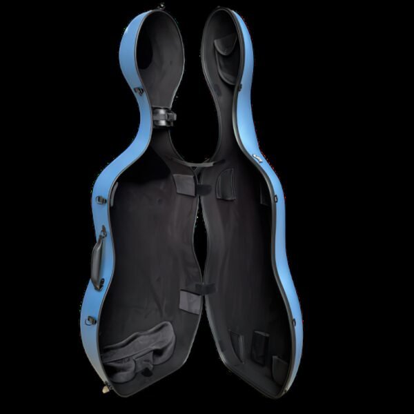 Estuche cello Artist Dynamic policarbonato 4/4 Sky blue Azul cielo