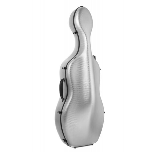 Estuche cello Artist Dynamic policarbonato 4/4 Brushed aluminum Aluminio cepillado