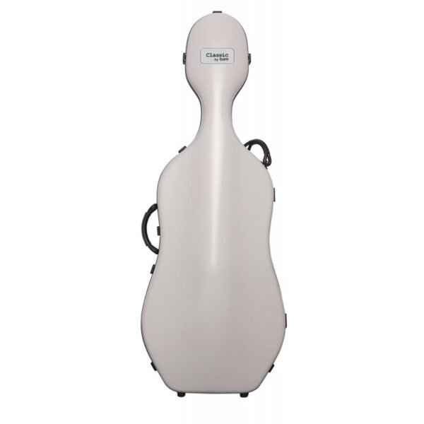 Estuche cello Bam 1001SW Classic con ruedas 4/4 Silver Plateado