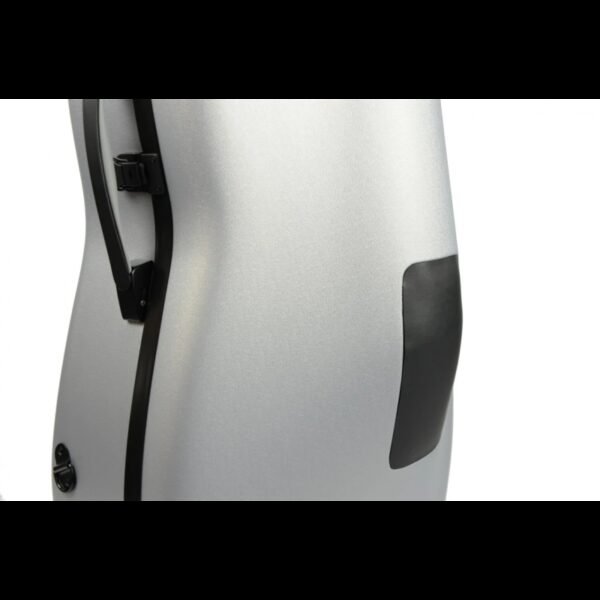 Estuche de cello Bam Hightech ajustable 1002XL 4/4 Silver Plateado