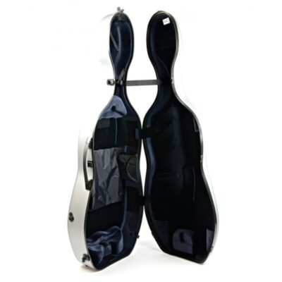 Estuche de cello Bam Hightech ajustable 1002XL 4/4 Silver Plateado