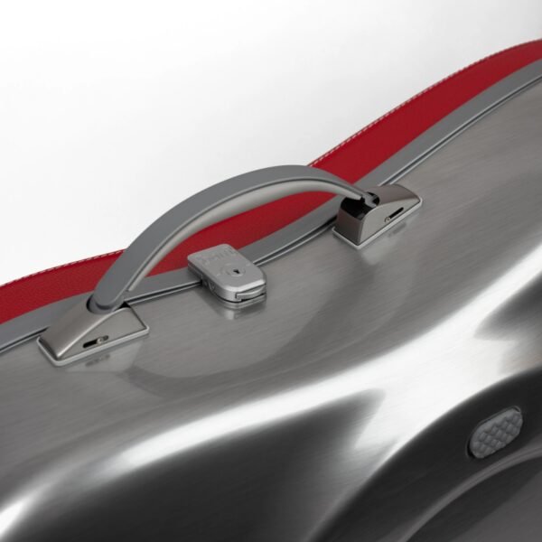 Estuche-cello-Bam-LEtoile-Hightech-ET1005XL Estuche de cello Bam L'Étoile Hightech Slim ET1005XL 4/4 Red Rojo