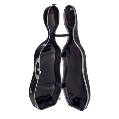 Estuche de cello Bam Suprême Hightech SUP1005XL 4/4 Black/silver Negro/Plata