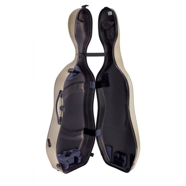 Estuche-cello-Bam-SUP1005XL-Slim-29-Supreme-Hightech Estuche de cello Bam Suprême Hightech SUP1005XL 4/4 Champagne/black Champagne/Negro