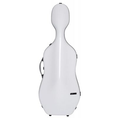 Estuche de cello Bam Ice Suprême Hightech SUP1005XLW 4/4 White/black Blanco/Negro