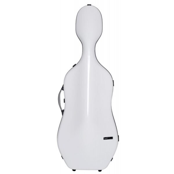 Estuche de cello Bam Ice Suprême Hightech SUP1005XLW 4/4 White/black Blanco/Negro