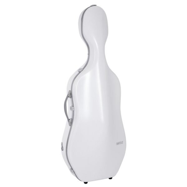 Estuche de cello Bam Ice Suprême Hightech SUP1005XLW 4/4 White/silver Blanco/Plata