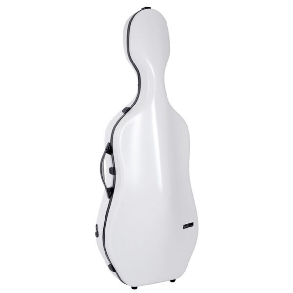 Estuche de cello Bam Ice Suprême Hightech SUP1005XLW 4/4 White/black Blanco/Negro
