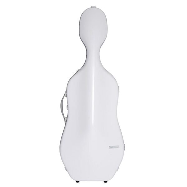 Estuche de cello Bam Ice Suprême Hightech SUP1005XLW 4/4 White/silver Blanco/Plata