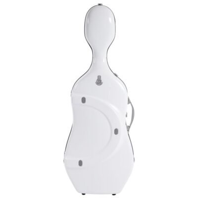 Estuche de cello Bam Ice Suprême Hightech SUP1005XLW 4/4 White/silver Blanco/Plata