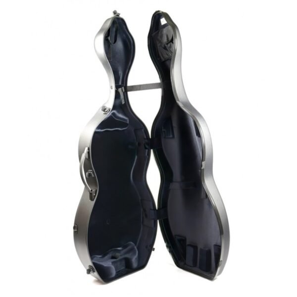 Estuche de cello Bam Hightech Shamrock con ruedas 1003XLW 4/4 Black Negro
