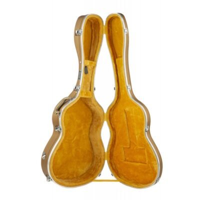 Estuche guitarra clásica ABS Rapsody Armonia Gold Dorado