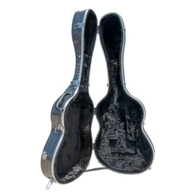 Estuche guitarra clásica ABS Rapsody Armonia Glossy 3D black Negro 3D brillante