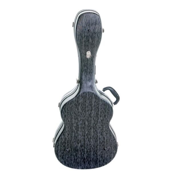 Estuche guitarra clásica ABS Rapsody Armonia Striped black Negro rayas