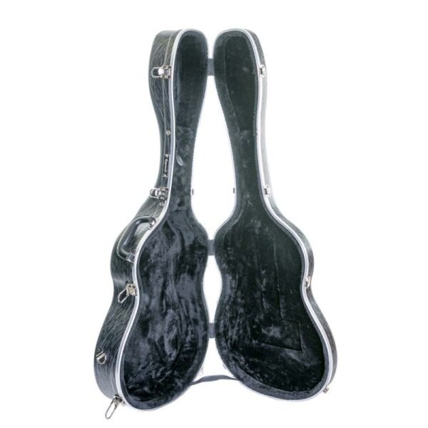 Estuche guitarra clásica ABS Rapsody Armonia Striped black Negro rayas