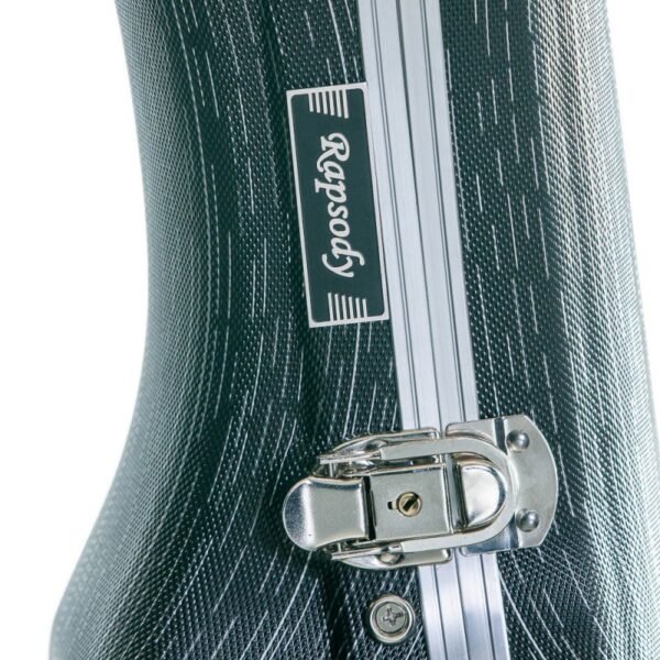 Estuche guitarra clásica ABS Rapsody Armonia Striped black Negro rayas