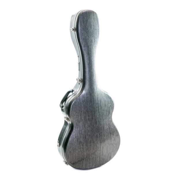 Estuche guitarra clásica ABS Rapsody Armonia Silver Plateado