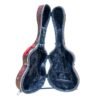 Estuche guitarra clásica ABS Rapsody Armonia Red Rojo