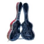 Estuche guitarra clásica ABS Rapsody Armonia Red Rojo