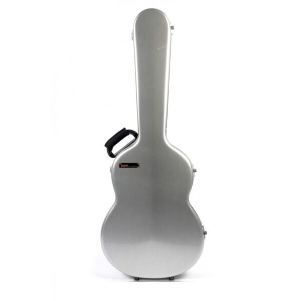 Estuche guitarra clásica Bam DEF8002XL Brushed aluminum Aluminio cepillado
