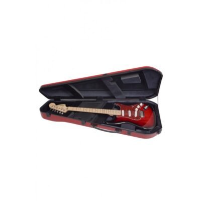 Estuche de guitarra eléctrica Bam Crew 8100S Red Rojo