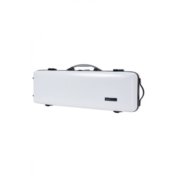 Estuche de violín Bam  Hightech Ice Suprême Hightech rectangular ICE2018XLW 4/4 White/black Blanco/Negro