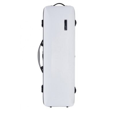 Estuche de violín Bam  Hightech Ice Suprême Hightech rectangular ICE2018XLW 4/4 White/black Blanco/Negro