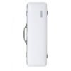 Estuche de violín Bam  Hightech Ice Suprême Hightech rectangular ICE2018XLW 4/4 White/silver Blanco/Plata
