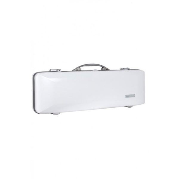 Estuche de violín Bam  Hightech Ice Suprême Hightech rectangular ICE2018XLW 4/4 White/silver Blanco/Plata