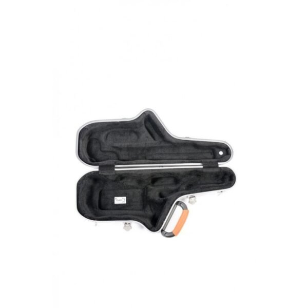Estuche de saxo alto Bam Cabine La Défense DEF4011S Brushed aluminum Aluminio cepillado