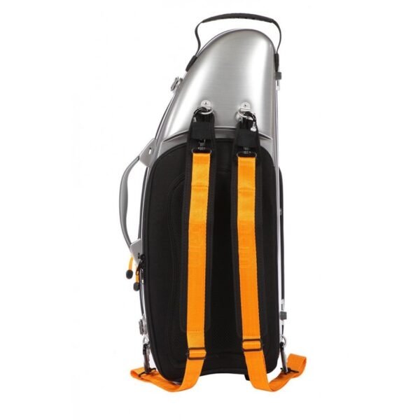 Estuche de saxo alto Bam La Défense Hightech DEF4101XL Brushed aluminum Aluminio cepillado