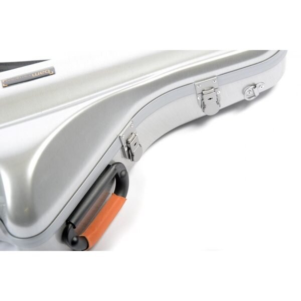 Estuche de saxo tenor Bam Cabine La Défense DEF4012S Brushed aluminum Aluminio cepillado
