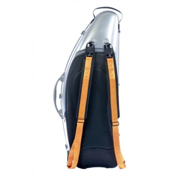 Estuche de saxo tenor Bam La Défense Hightech DEF4102XL Brushed aluminum Aluminio cepillado