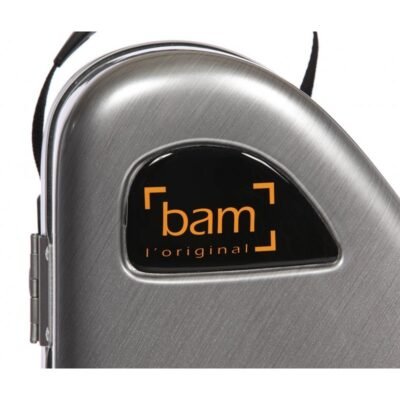 Estuche de saxo tenor Bam La Défense Hightech con bolsa DEF4102XLP Brushed aluminum Aluminio cepillado