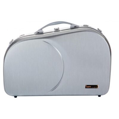 Estuche de trompa Bam La Défense Hightech ajustable DEF6002XL Brushed aluminum Aluminio cepillado
