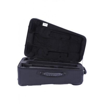Estuche-trompeta-doble-Bam-Nuevo-Trekking-TREK3024S Estuche de trompeta doble Bam Nuevo Trekking TREK3024S Silver carbon
