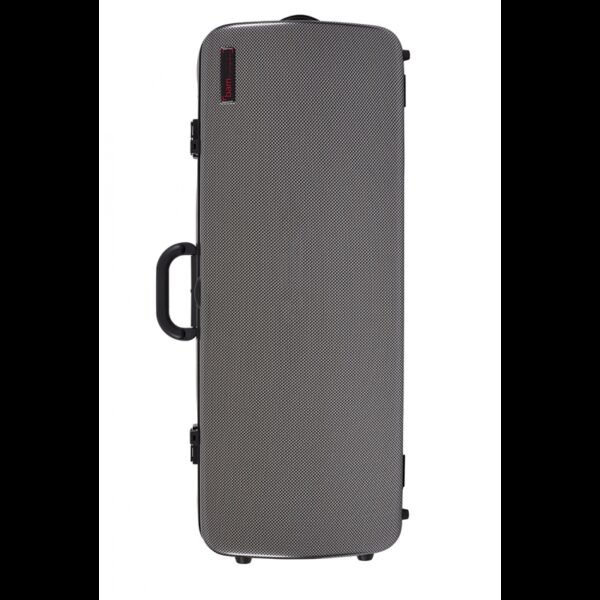Estuche de viola Bam Hightech rectangular sin bolsa 2201XL Silver carbon