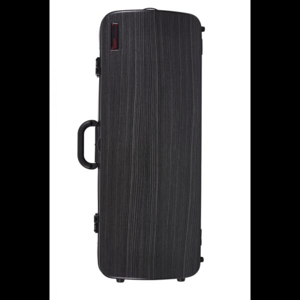 Estuche de viola Bam Hightech rectangular sin bolsa 2201XL Lazure black Negro lazure