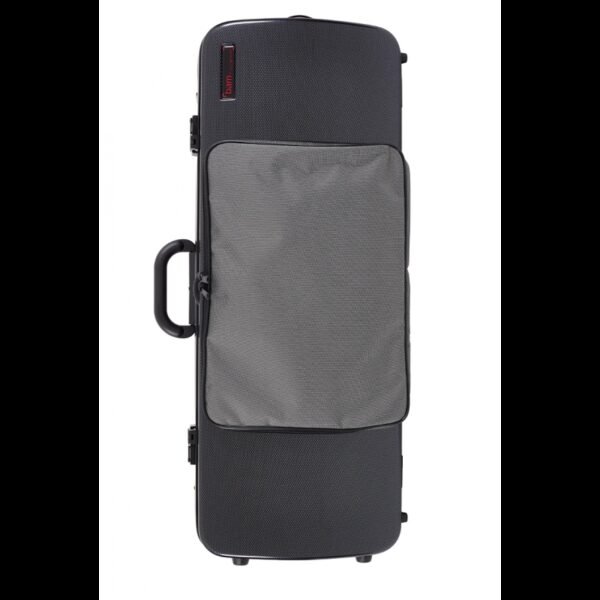 Estuche de viola Bam Hightech rectangular con bolsa 2202XL Carbon