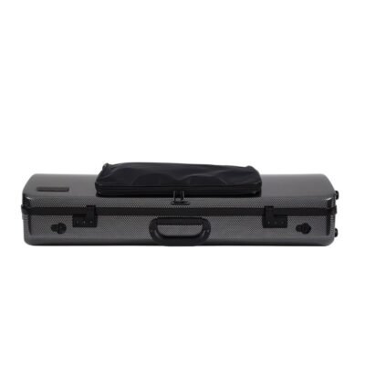 Estuche de viola Bam Hightech rectangular con bolsa 2202XL Silver carbon