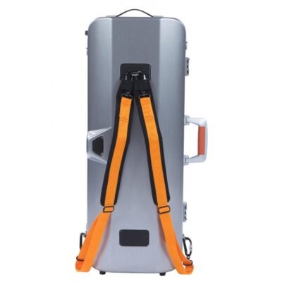 Estuche de viola Bam La Défense Hightech rectangular DEF2201XL Brushed aluminum Aluminio cepillado