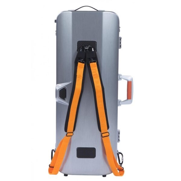 Estuche de viola Bam La Défense Hightech rectangular DEF2201XL Brushed aluminum Aluminio cepillado