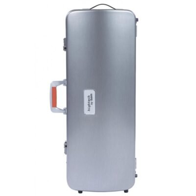 Estuche de viola Bam La Défense Hightech rectangular DEF2201XL Brushed aluminum Aluminio cepillado