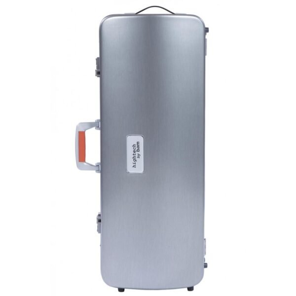 Estuche de viola Bam La Défense Hightech rectangular DEF2201XL Brushed aluminum Aluminio cepillado