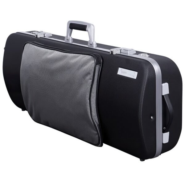 Estuche de viola Bam Panther Hightech rectangular con bolsa PANT2202XL Black Negro