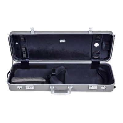 Estuche de viola Bam Panther Hightech rectangular compacto PANT5201XL Gray Gris
