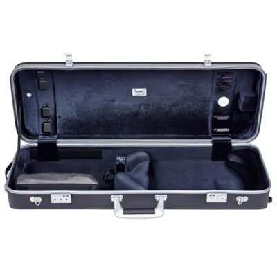 Estuche de viola Bam Panther Hightech rectangular compacto PANT5201XL Black Negro