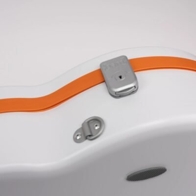 Estuche de viola Bam Ice Suprême Hightech forma SUP2200XL White/orange Blanco/Naranja