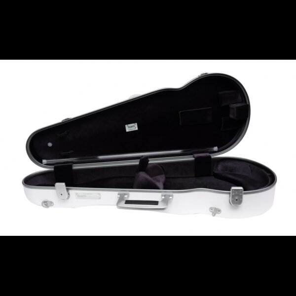 Estuche de viola Bam Ice Suprême Hightech forma SUP2200XL White/silver Blanco/Plata